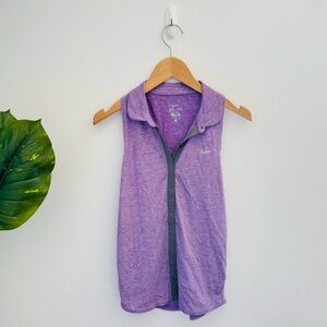 NIKE | Dri Fit Purple Tank Top Small